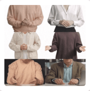 Suggested gestures for recording.