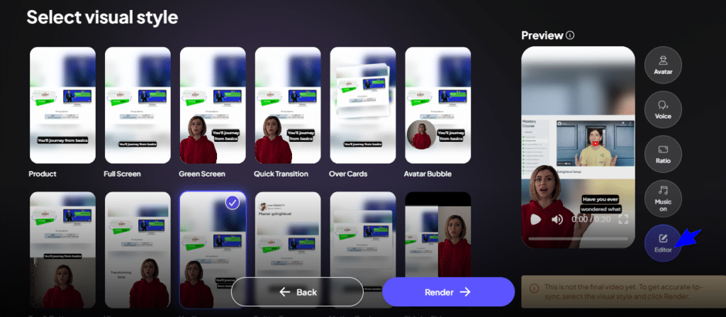 Navigate the AI Editor