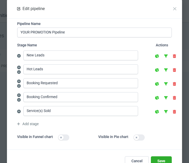 Build Pipelines in GHL 
