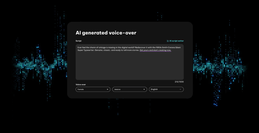 AI Voice Over Feature Example